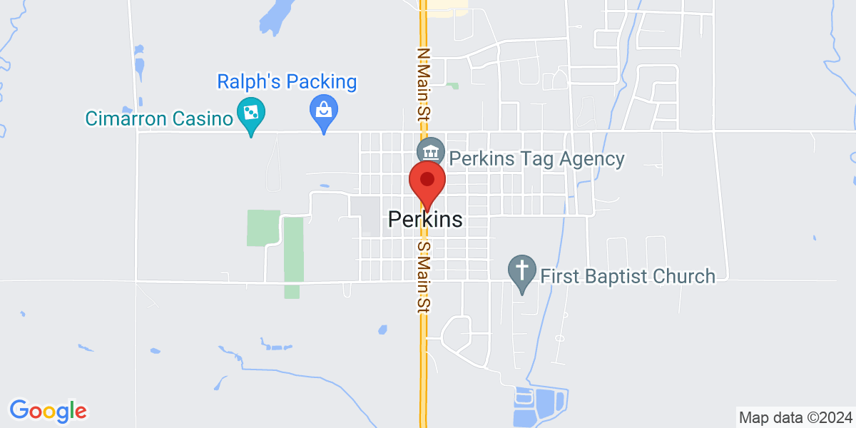 Map of Perkins Public Library